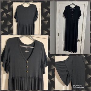 EUC || a:glow || Maternity Babydoll Maxi Dress || XL